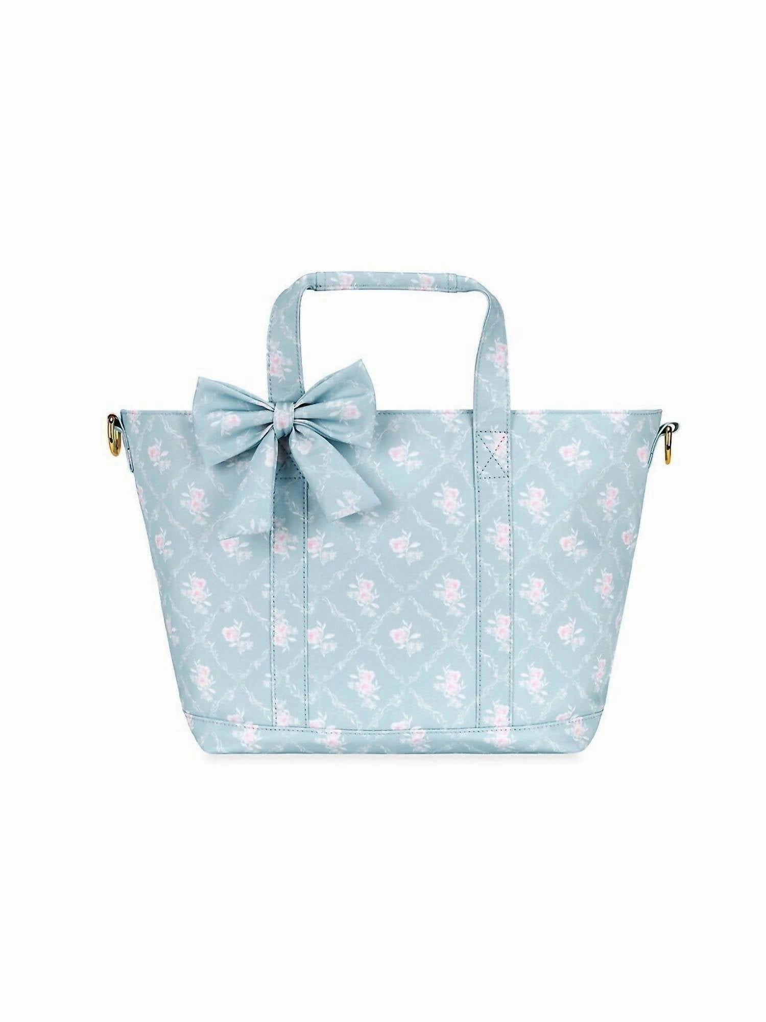 Women's High Tea Mini Tote Bag With Bow In Fine China