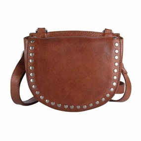 Women's Leather Janna Bag In Cognac