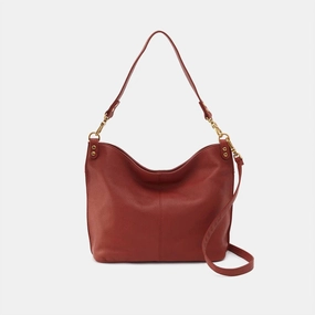 Women's Pier Sholderbag/crossbody Bag In Rust