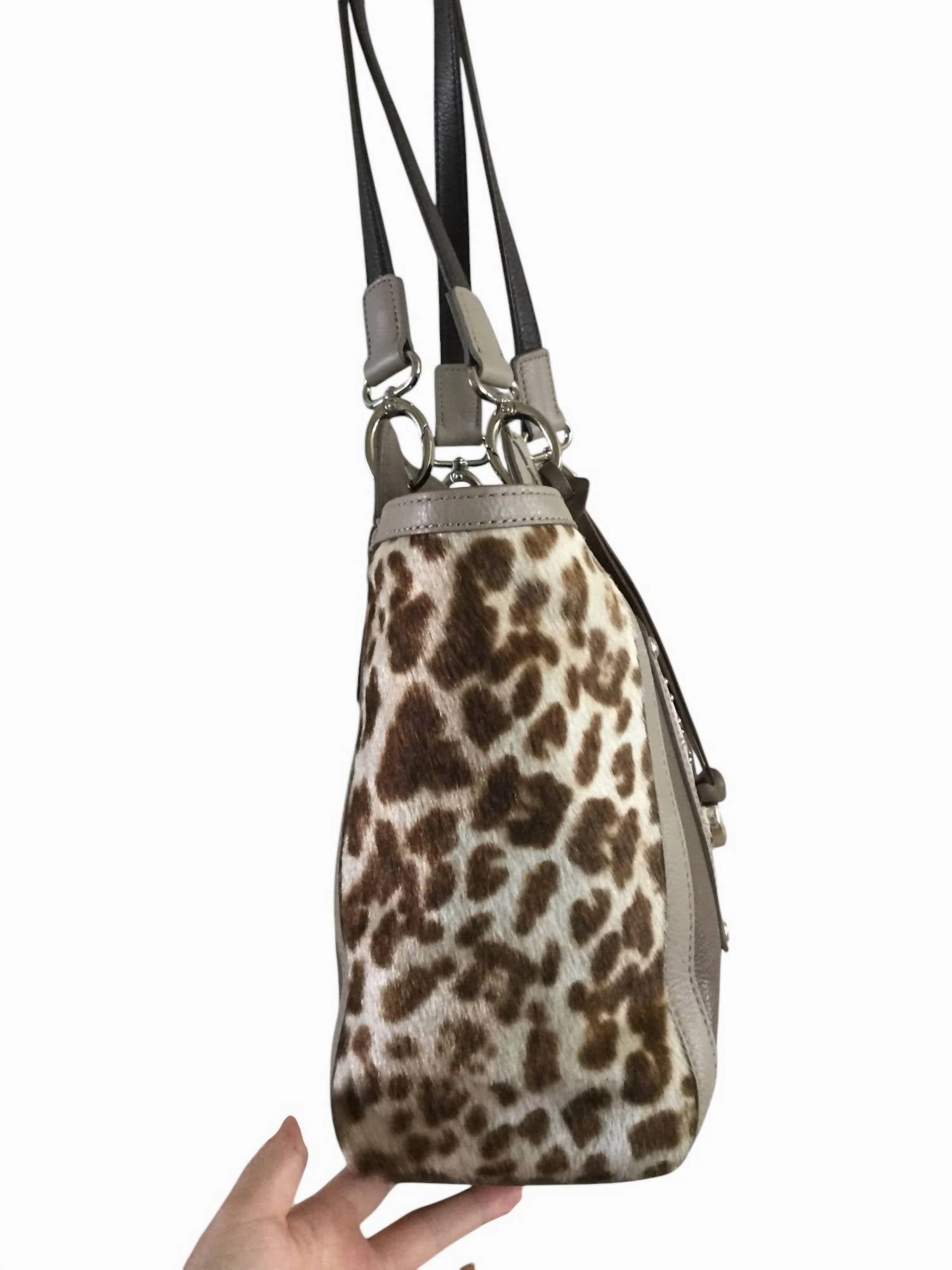 Women's Tali Tote Bag In Mushroom/leopard