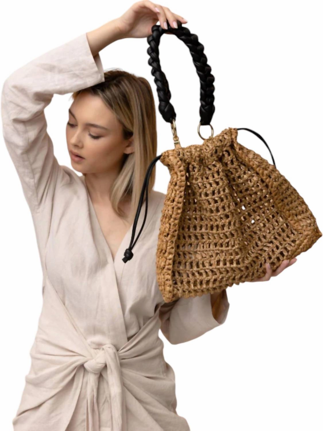 Women's The Brea Bag In Natural/black