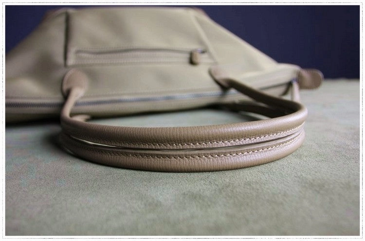 Womens Light Green Nylon Shoulder Tote Medium Green Nylon Handbag Purse for Ladies