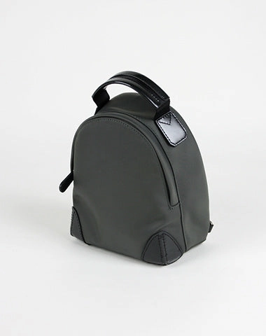 Womens Nylon Small Backpack Purse Gray&Yellow Convertible Crossbody Bag Nylon Backpack Shoulder Bag for Ladies