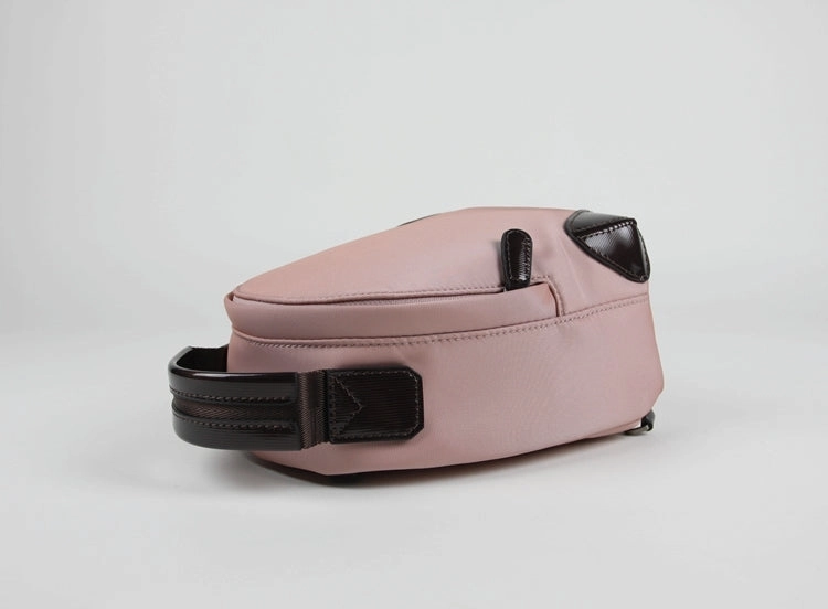 Womens Nylon Small Backpack Purse Gray&Yellow Convertible Crossbody Bag Nylon Backpack Shoulder Bag for Ladies