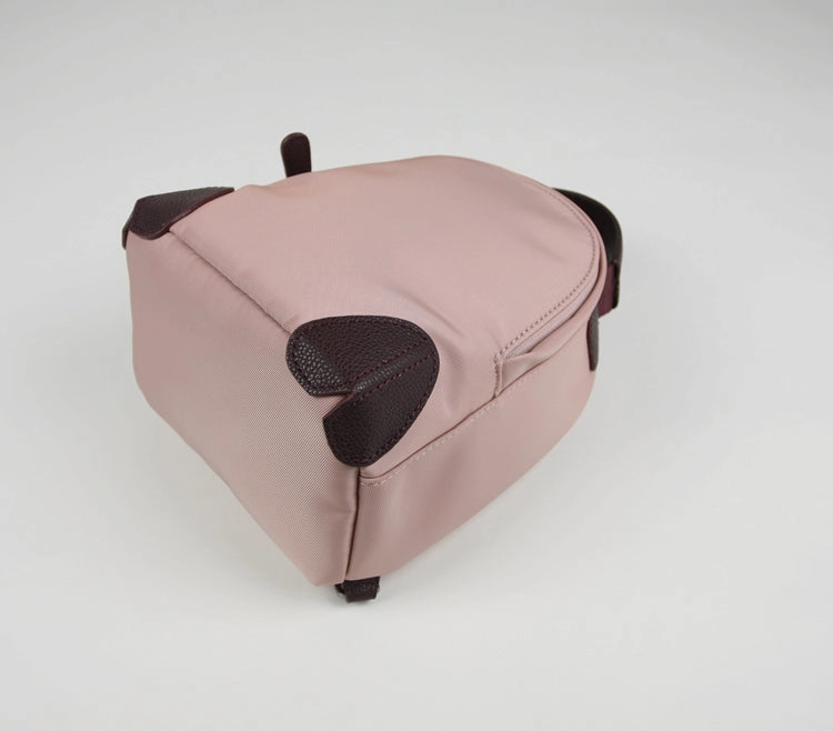 Womens Nylon Small Backpack Purse Gray&Yellow Convertible Crossbody Bag Nylon Backpack Shoulder Bag for Ladies