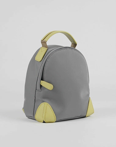 Womens Nylon Small Backpack Purse Light Gray Convertible Crossbody Bag Nylon Backpack Shoulder Bag for Ladies