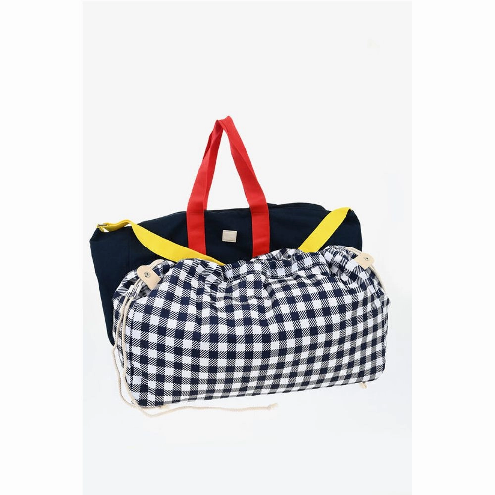 Woolrich Canvas Tote Bag with Tape Handles and Adjustable Shoulder St