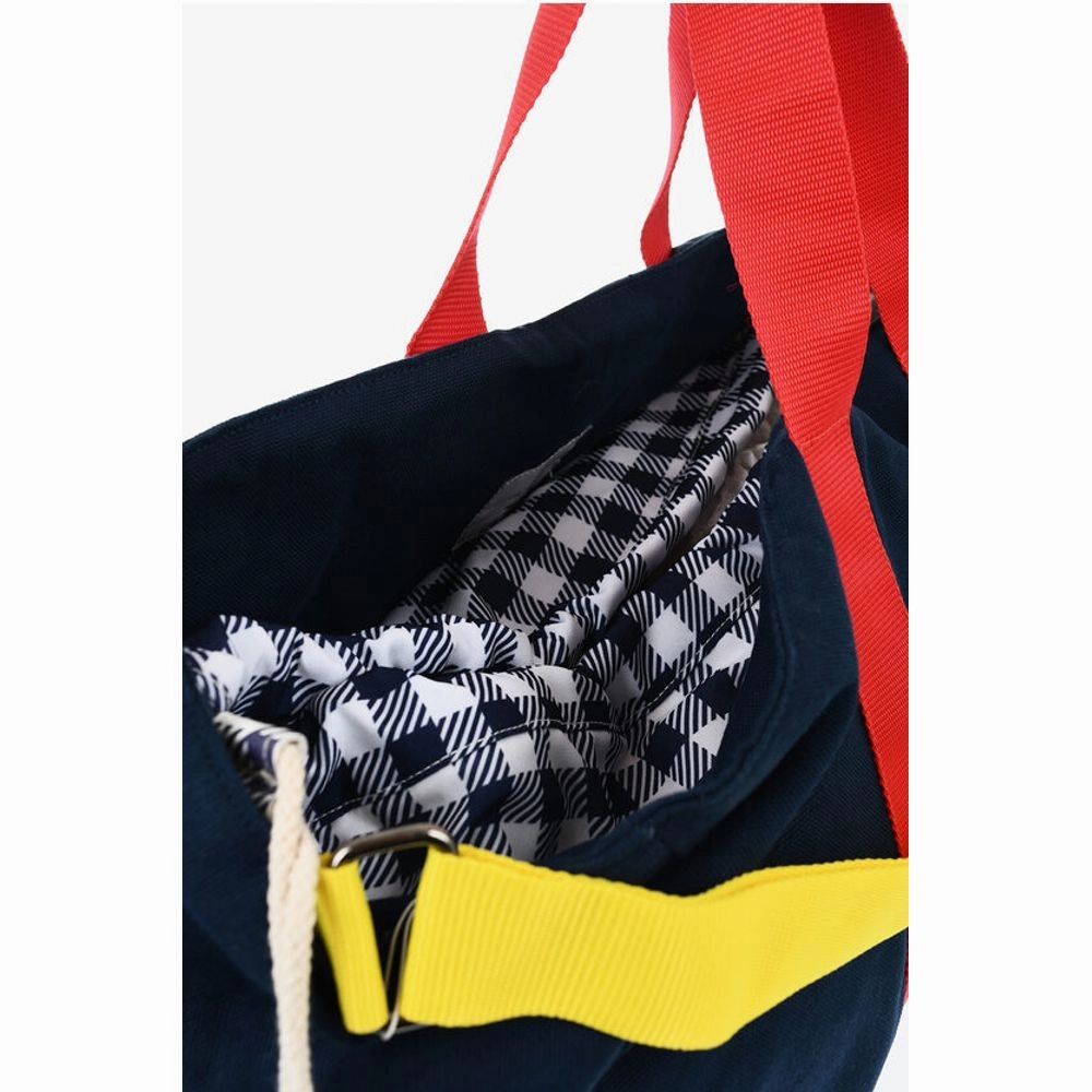 Woolrich Canvas Tote Bag with Tape Handles and Adjustable Shoulder St