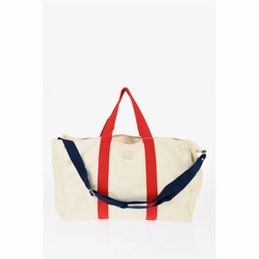 Woolrich Canvas Tote Bag with Tape Handles and Adjustable Shoulder St