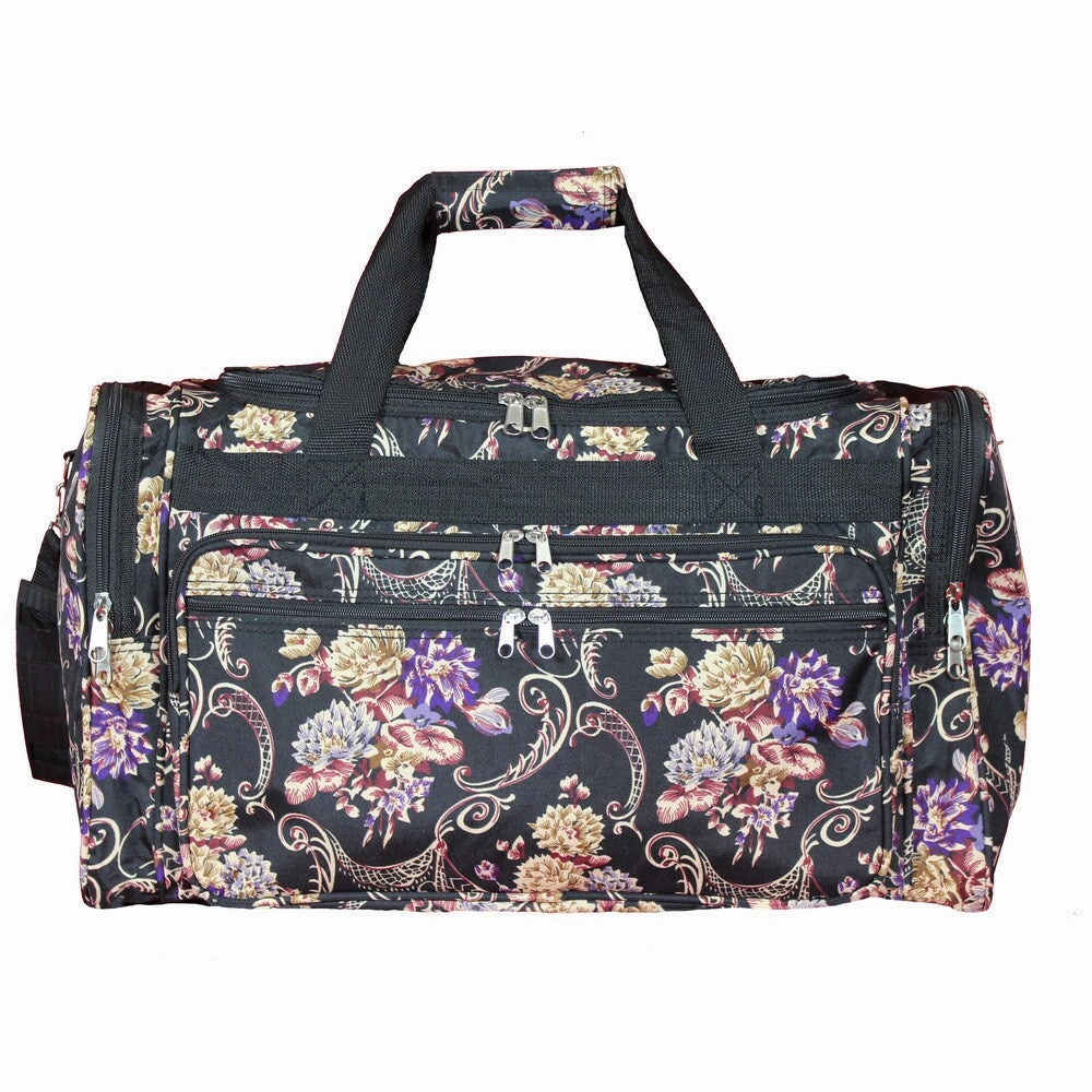 World Traveler Classic Floral 22-inch Lightweight Duffle Bag