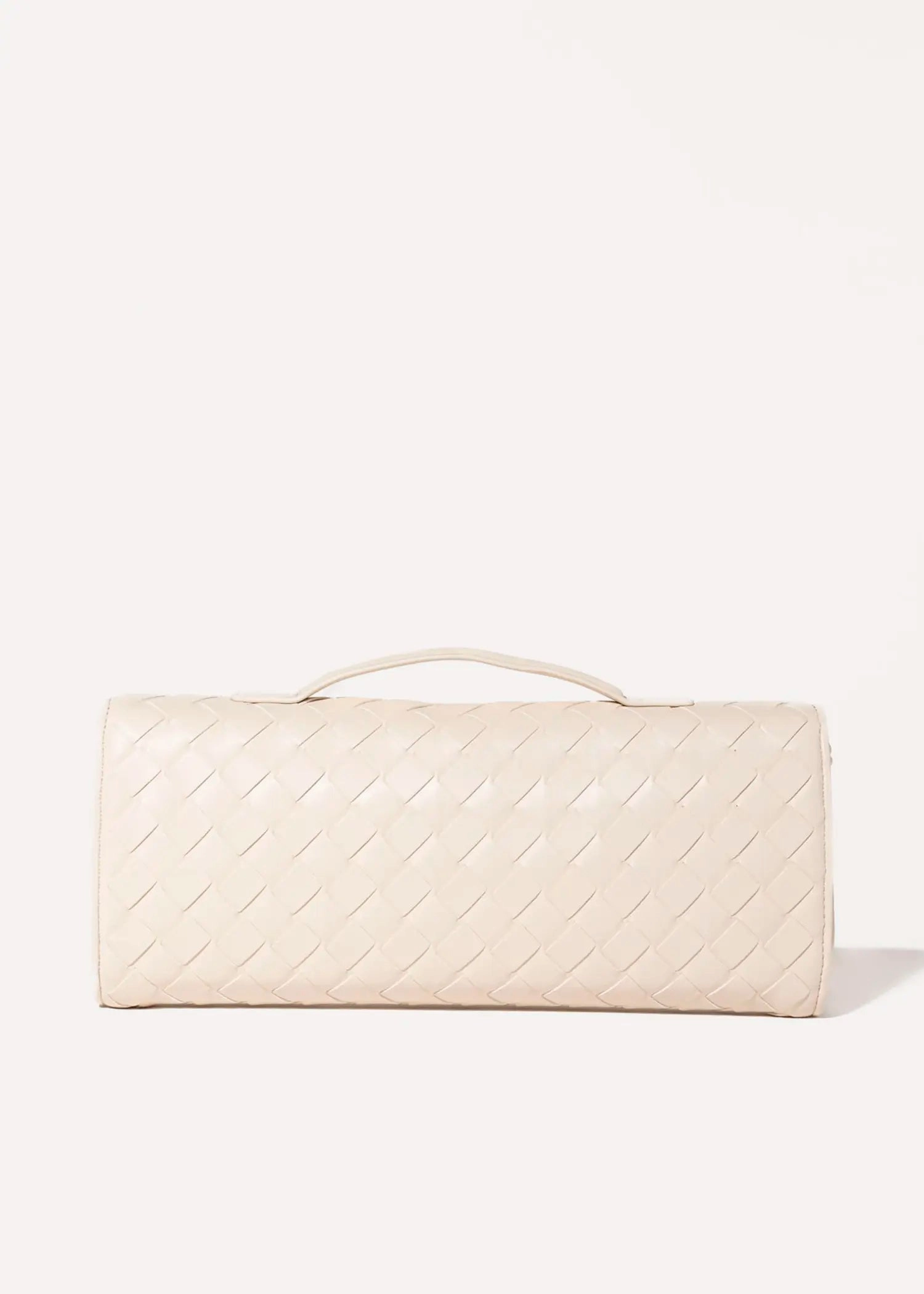 Woven Leather Clutch