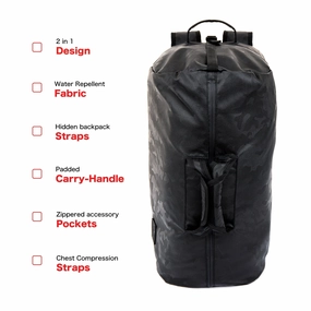 XRAY Camo Printed Duffel Bag Backpack / Gym Bag