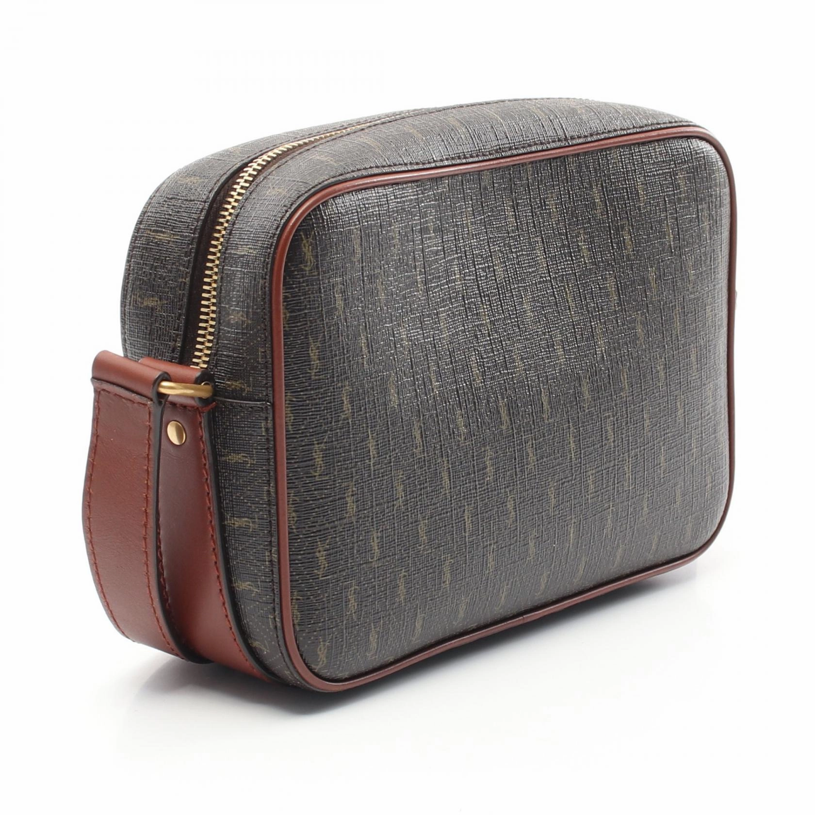 Yves Saint Laurent Monogram Camera Bag Brown