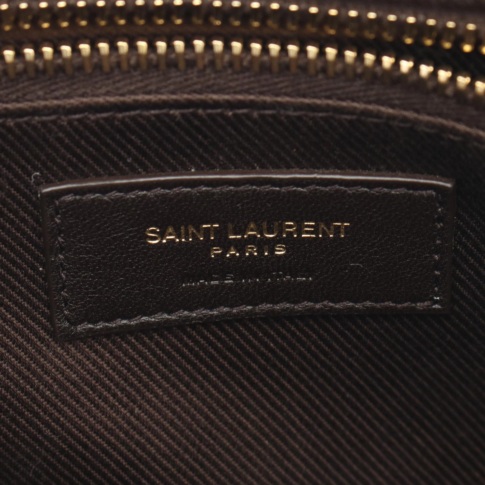 Yves Saint Laurent Monogram Camera Bag Brown