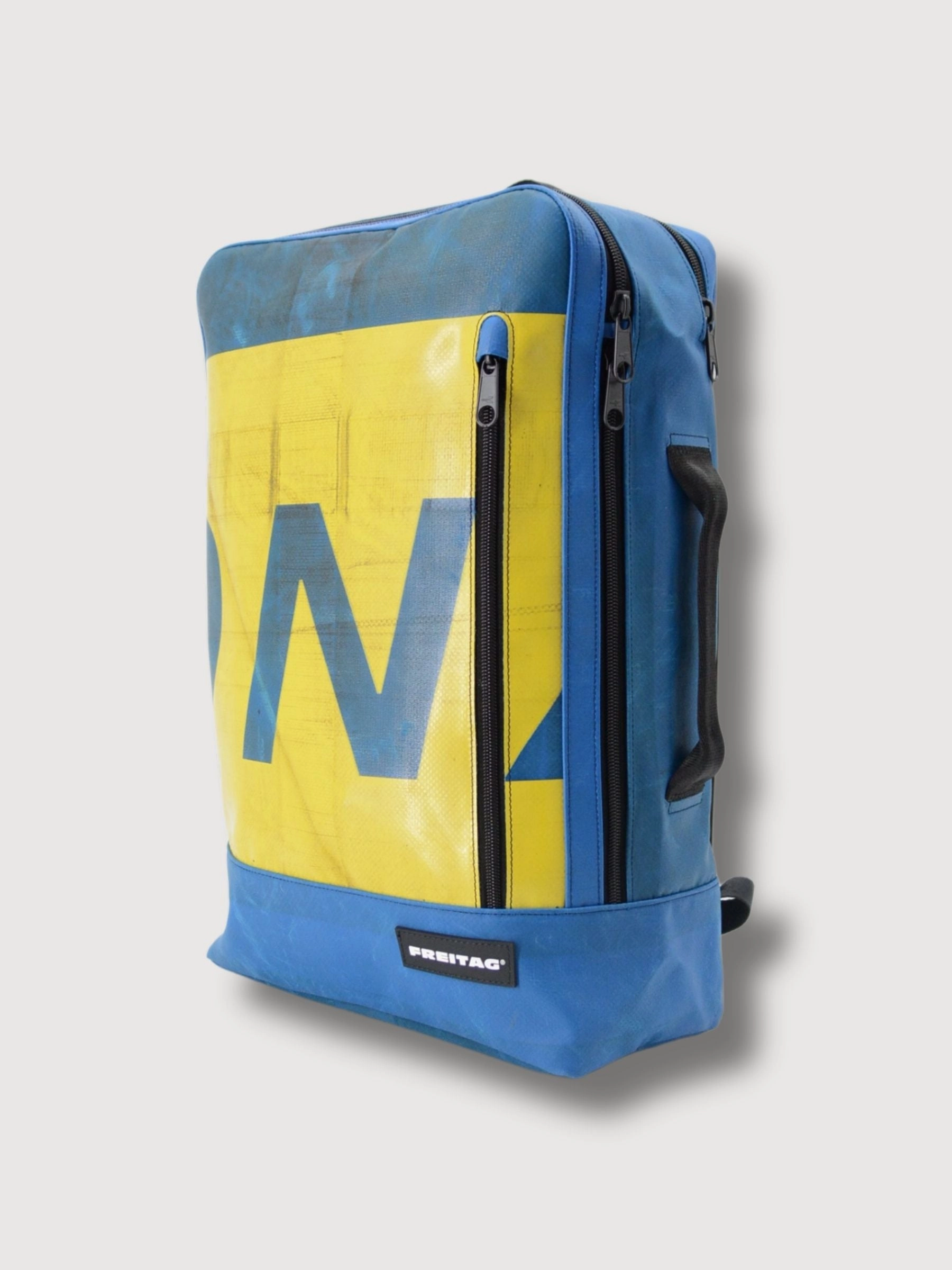 Zaino F306 Hazzard Blue And Yellow In Teloni Camion