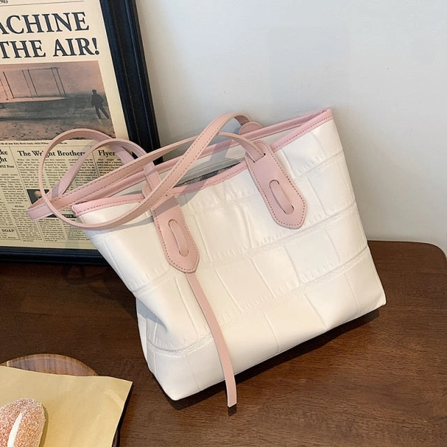 Zalora Women's Luxury Designer Leather Shoulder Handbag