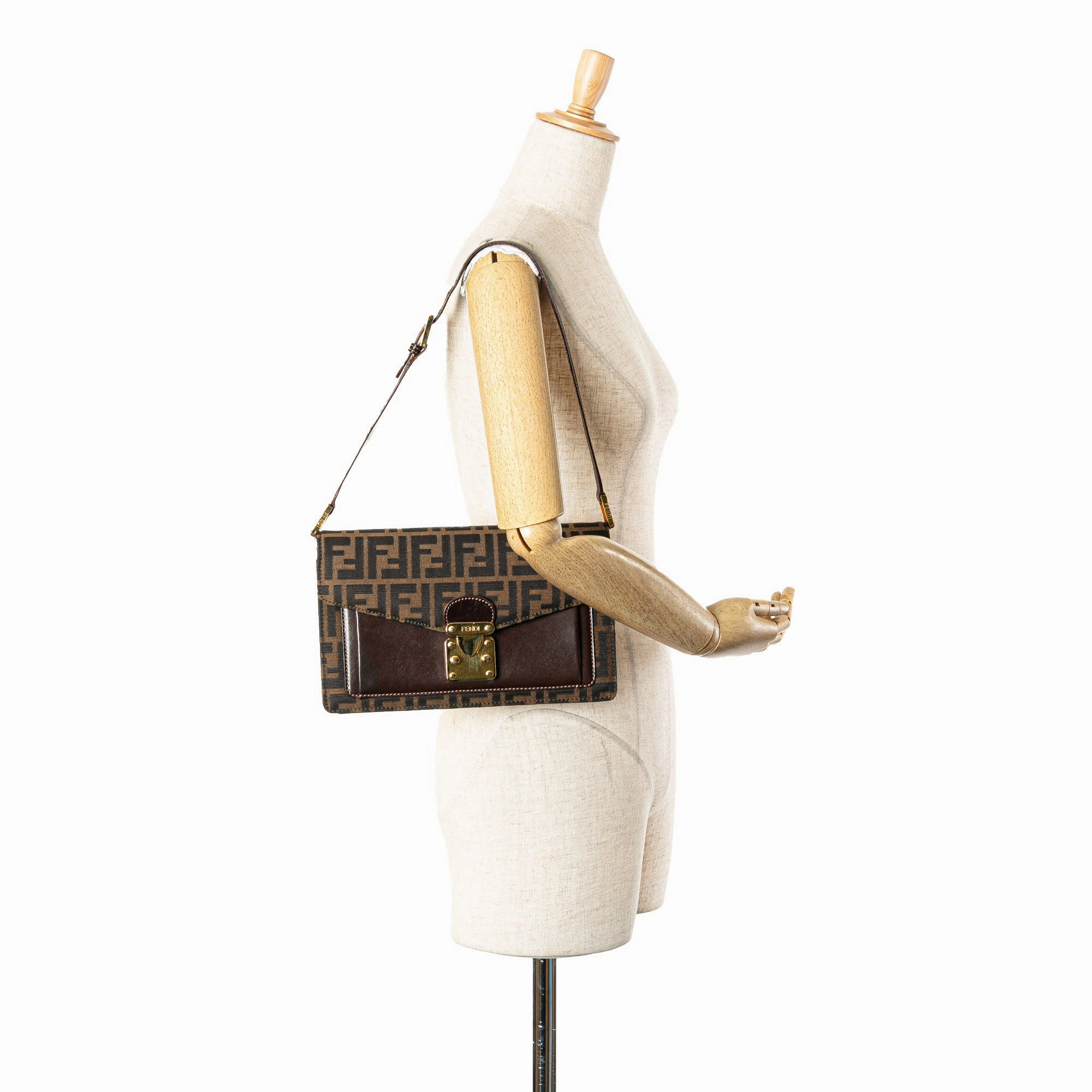 Zucca Canvas Flap Shoulder Bag